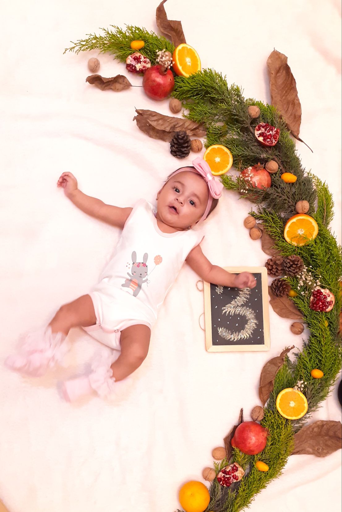 تم عکس زمستانی نوزاد سلین مرزبان