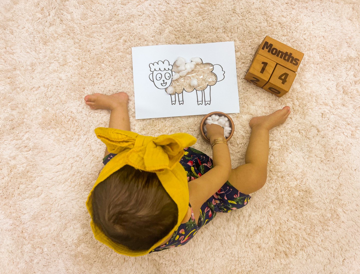 چهارده ماهگی_کودک دلین سادات حمزه