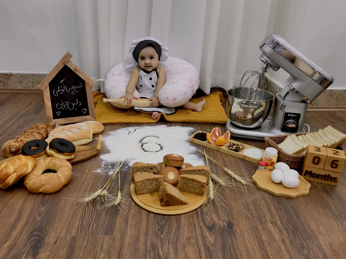 شش ماهگی نوزاد دلین سادات حمزه