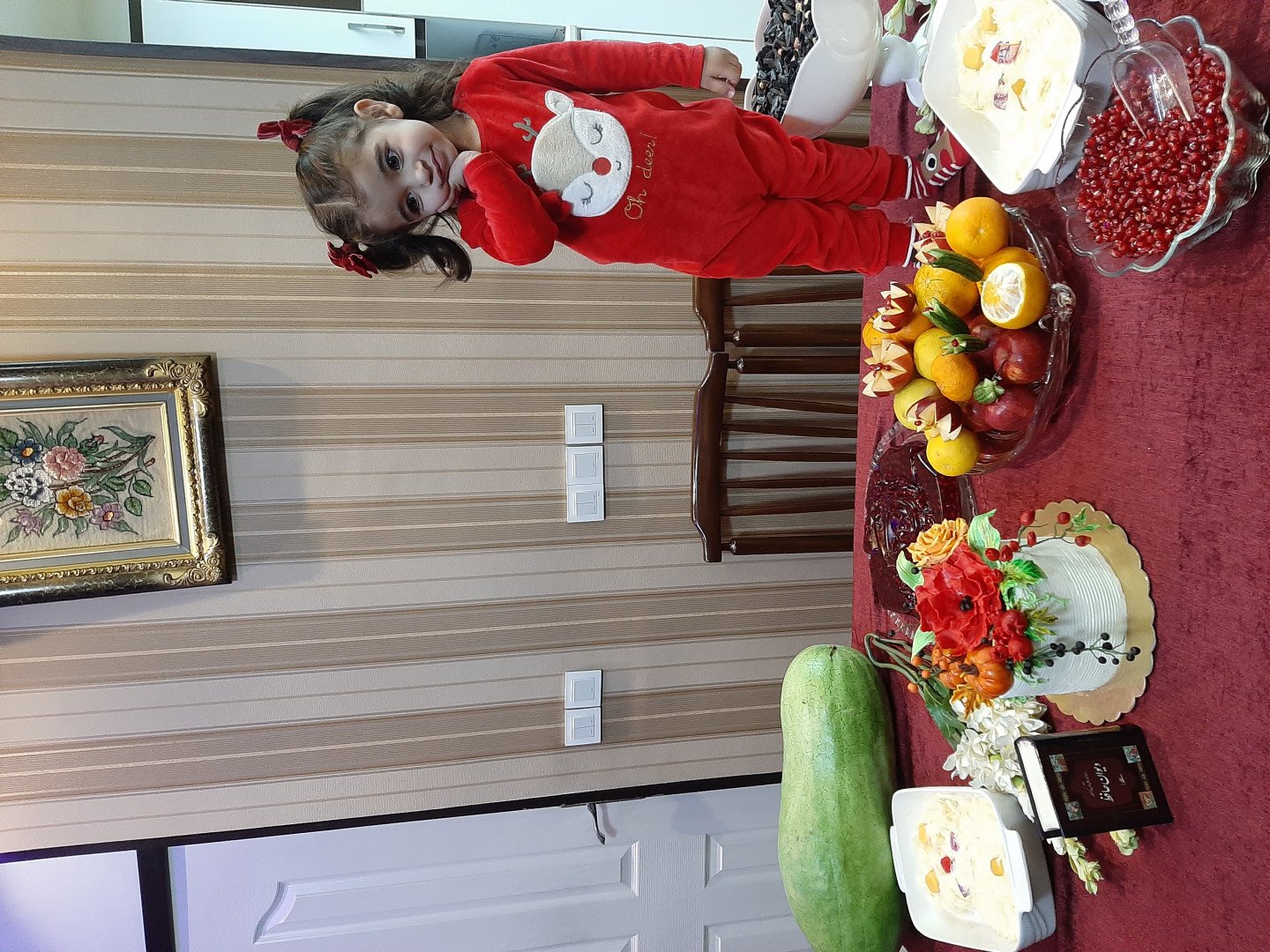 تم عکس زمستانی نوزاد دلارام رهنوردی