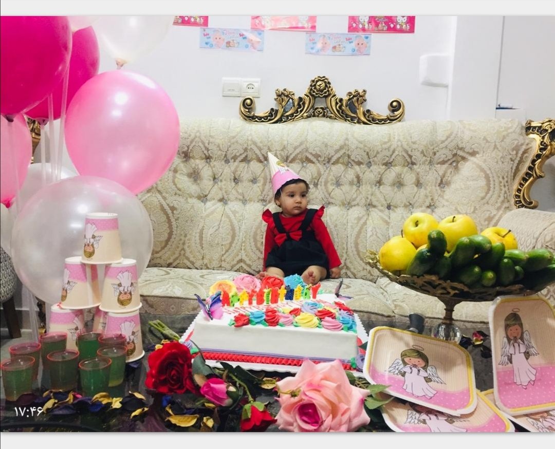 دوازده ماهگی نوزاد فاطمه رحیمی