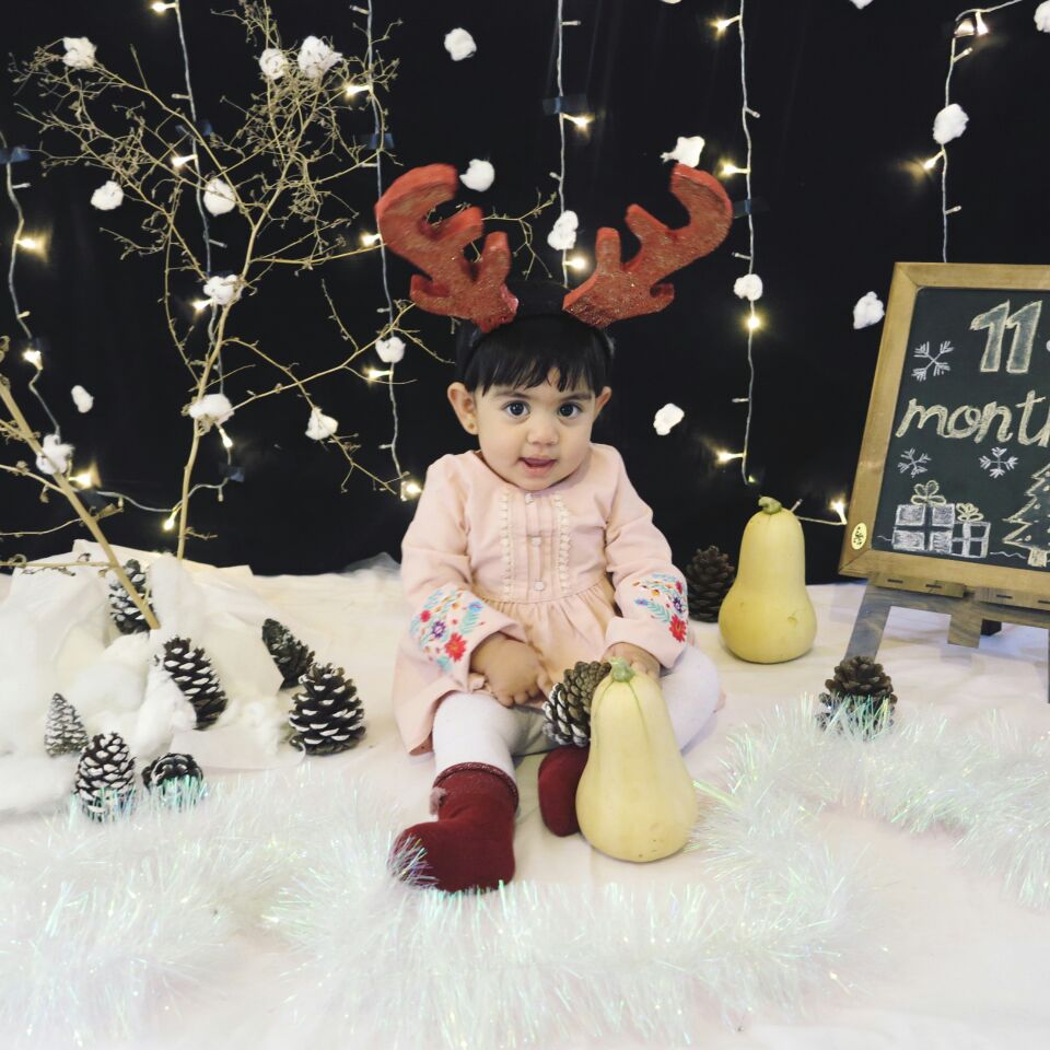 تم عکس زمستانی نوزاد نهال سیاوشی