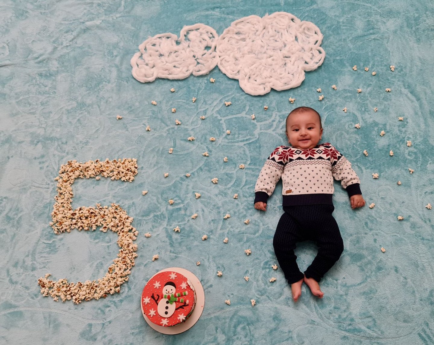 پنج ماهگی نوزاد هوراد عباسی جوان