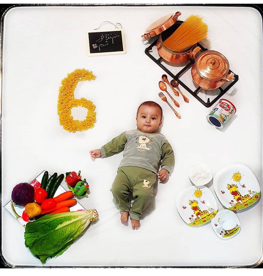 شروع غذای کمکی هوراد عباسی جوان