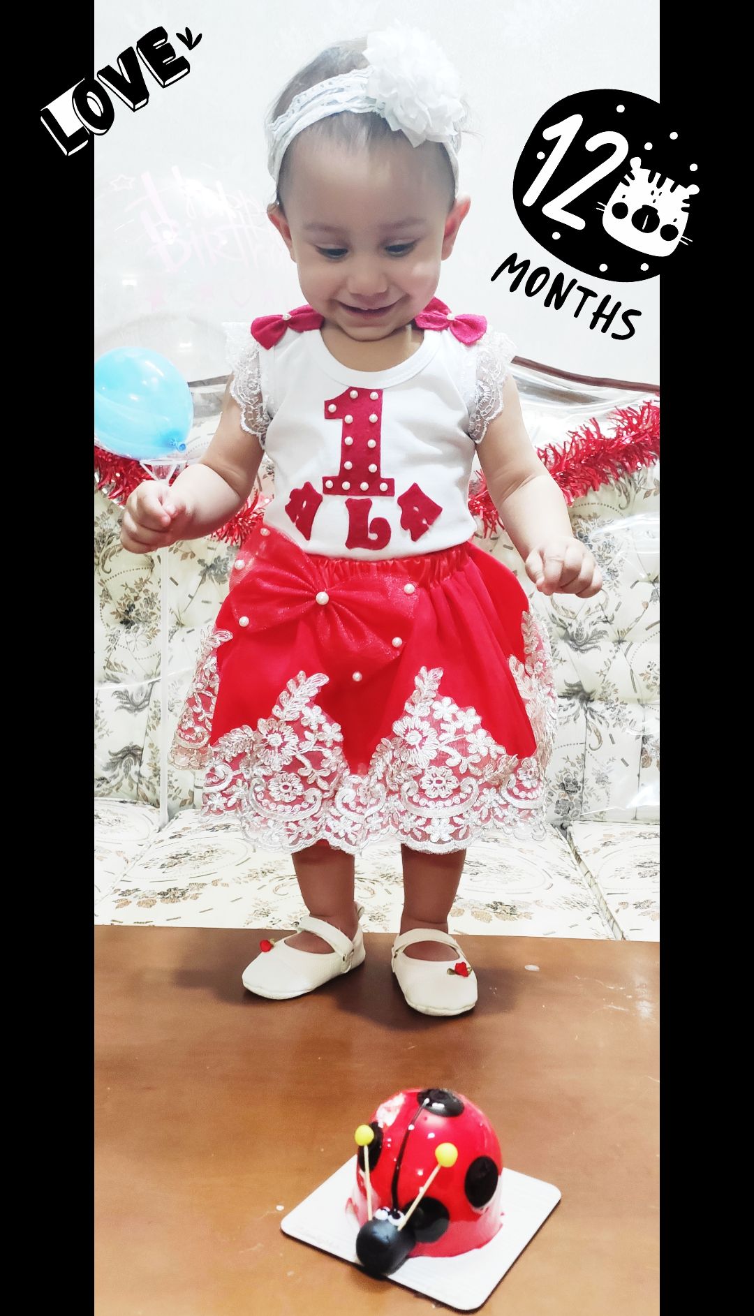 دوازده ماهگی نوزاد آلا کشاورز