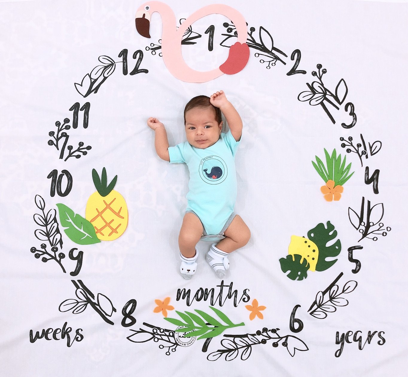 یک ماهگی نوزاد سام پورزال