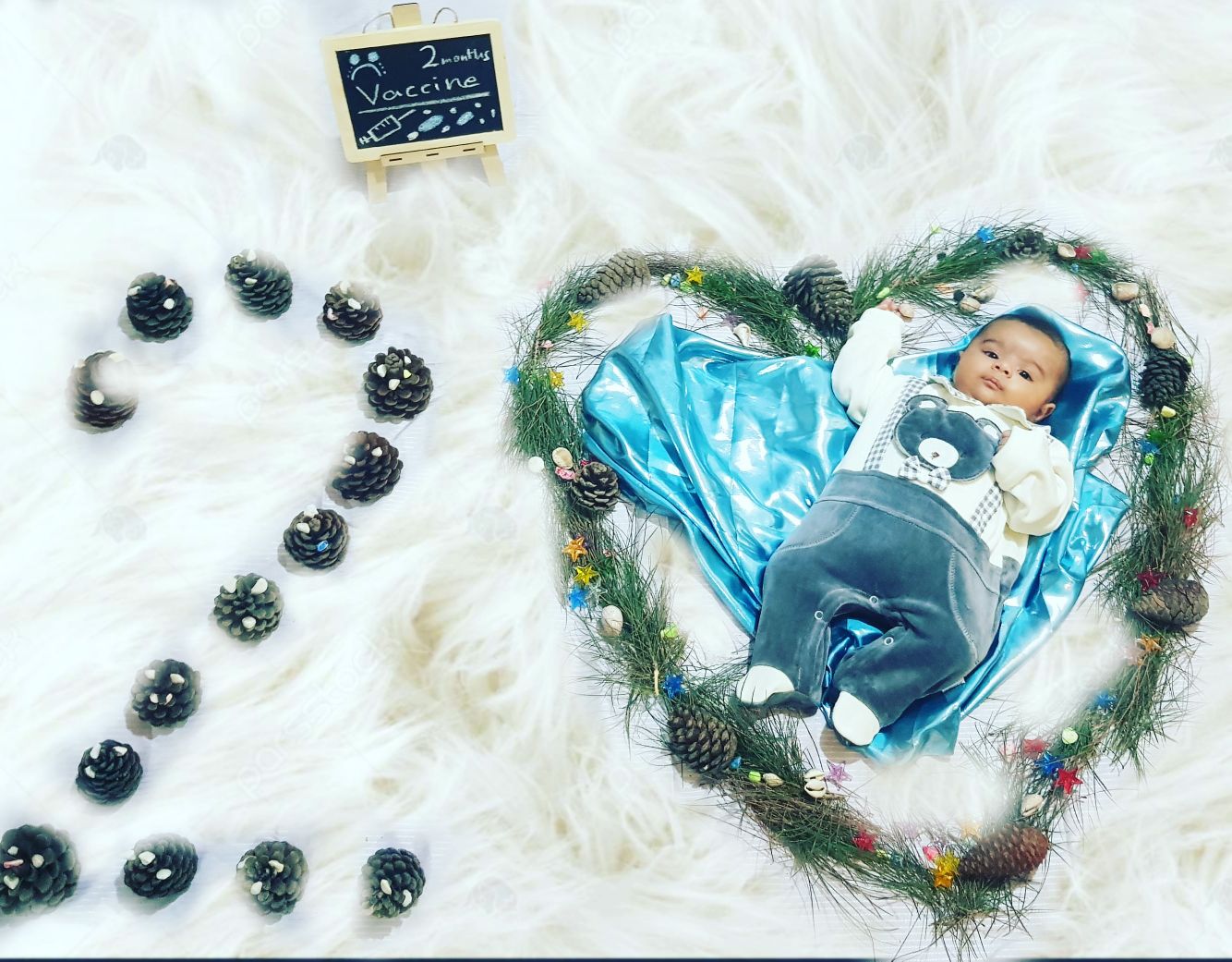 دو ماهگی نوزاد آراز تنهای