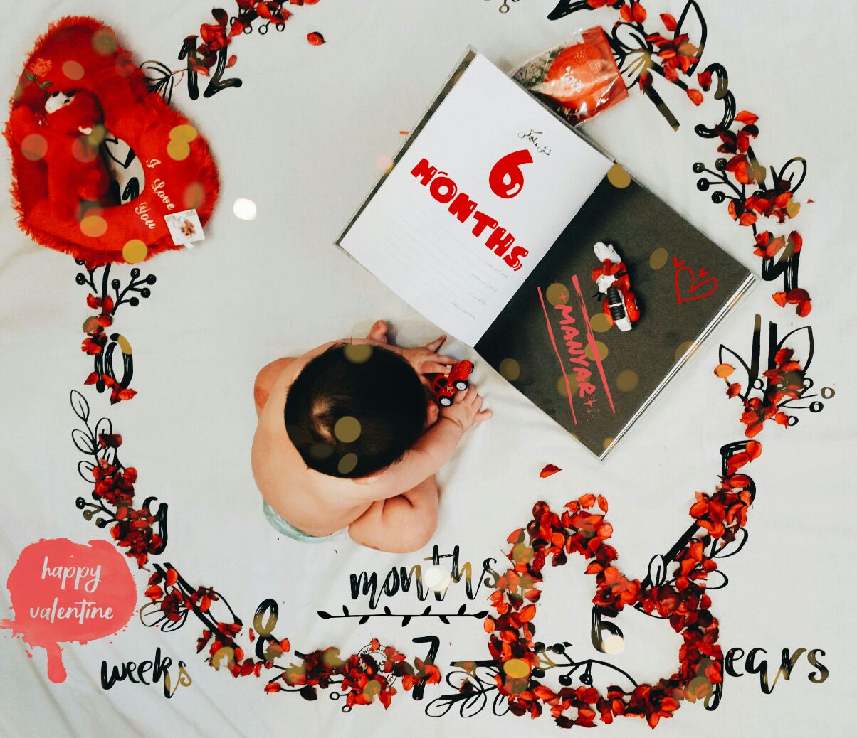 جشن ولنتاین کودک مانیار مهتر حاجی