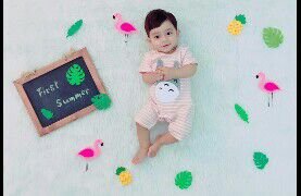 تم عکس تابستانی کودک مهراد شمالی