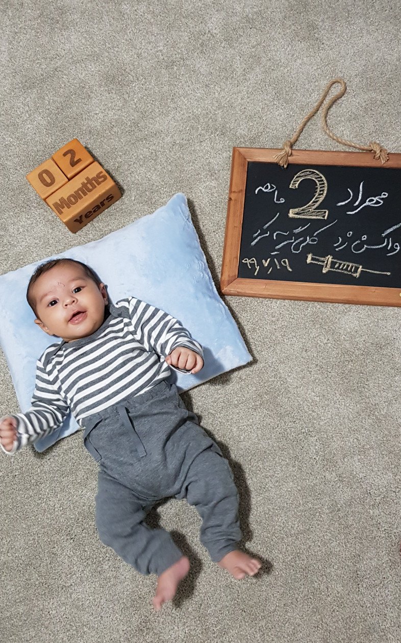 دو ماهگی نوزاد مهراد دیدیگان