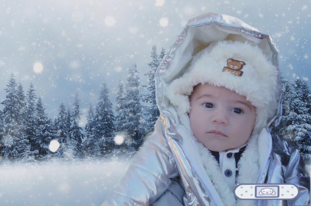 تم عکس زمستانی نوزاد آدرین بوستانی