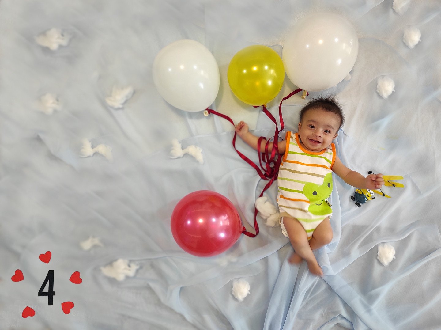 چهار ماهگی نوزاد آرشان حیدرزاده