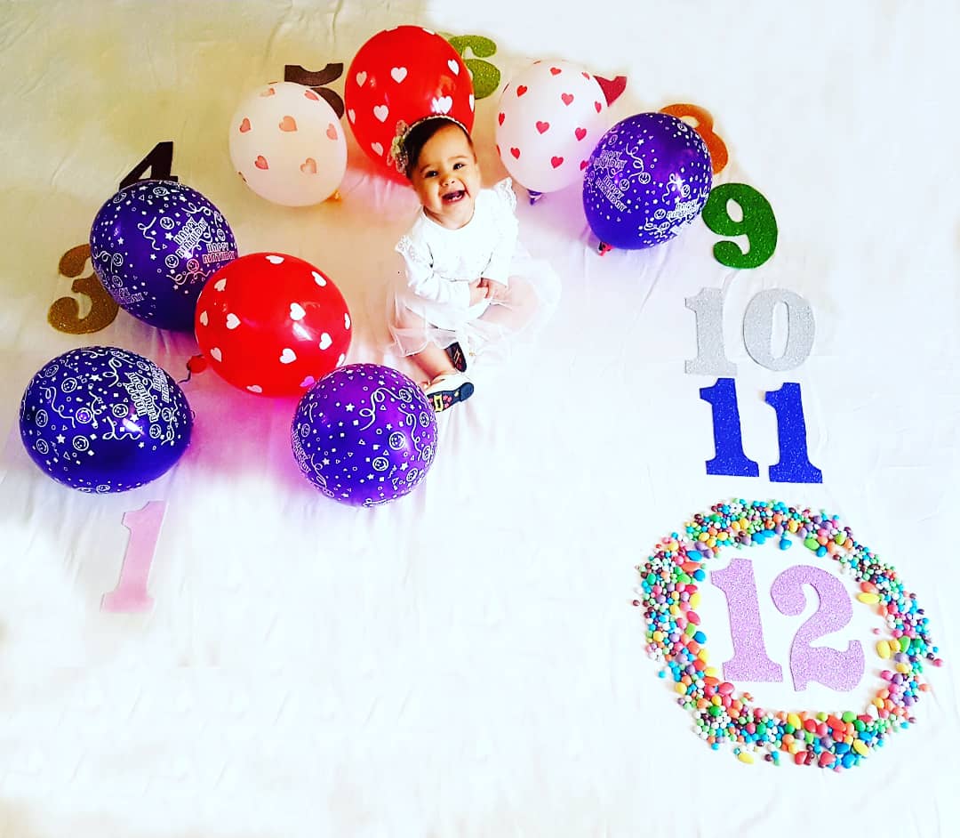 دوازده ماهگی نوزاد ارغوان رجبلو