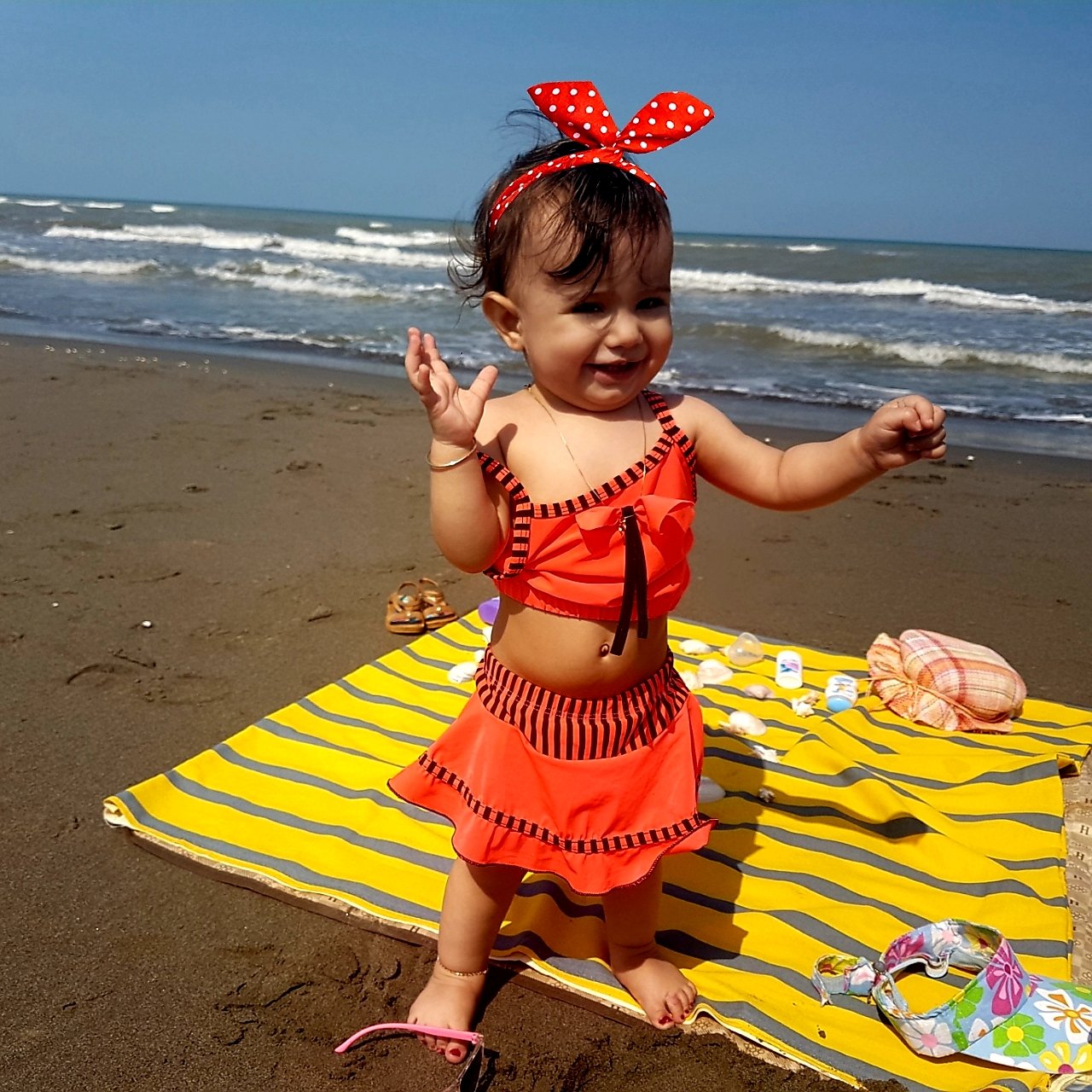 پانزده ماهگی کودک ارغوان رجبلو