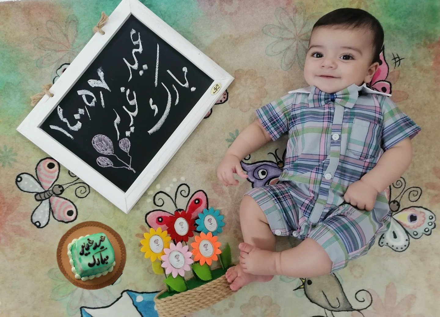 غلتیدن نوزاد محمد مهدی