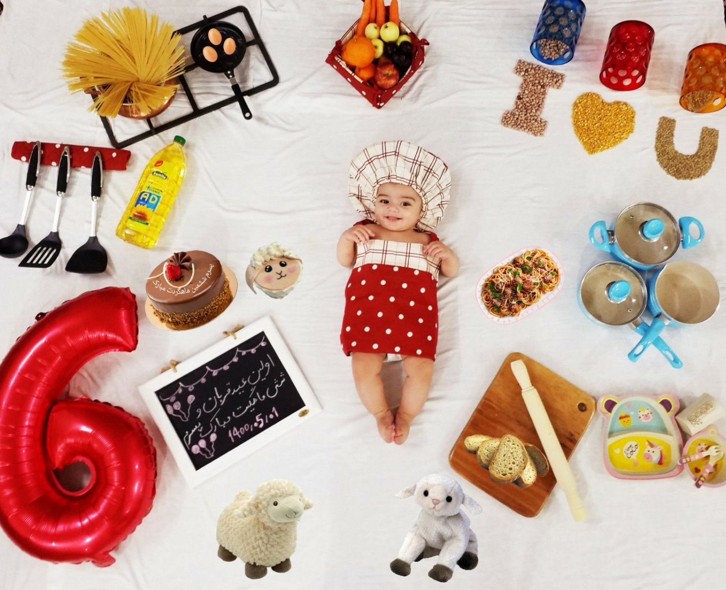 شش ماهگی نوزاد محمد مهدی