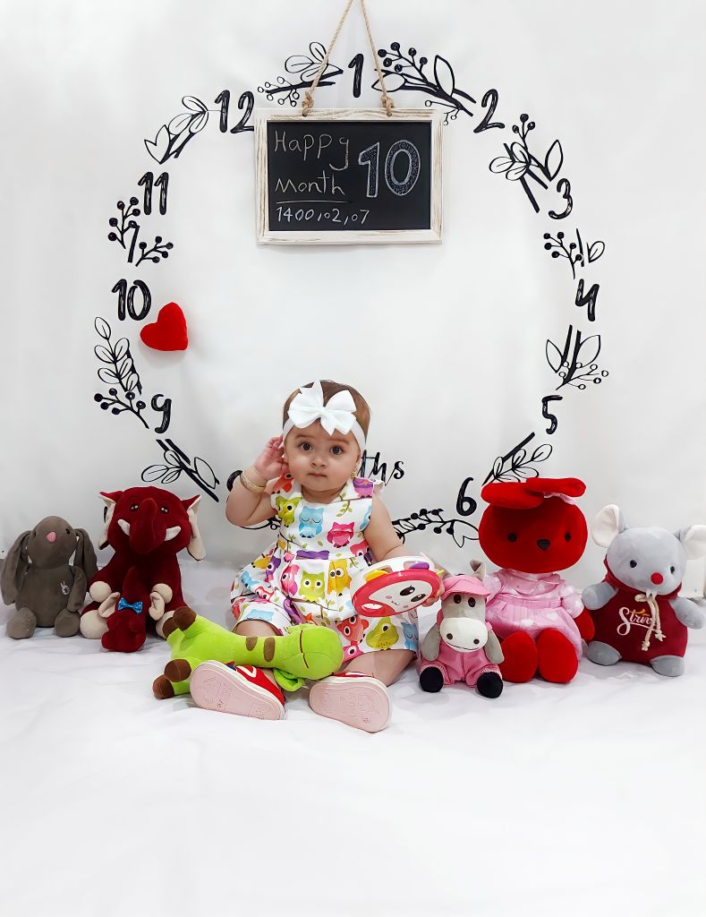 پارچه ماهگرد طرح حلقه تمشک نورا عزیزی