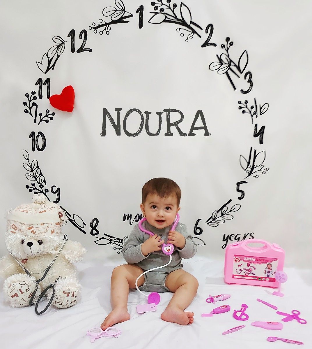 یازده ماهگی نوزاد نورا عزیزی