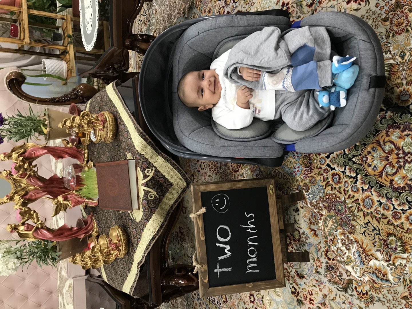 دو ماهگی نوزاد سامیار سلیمی