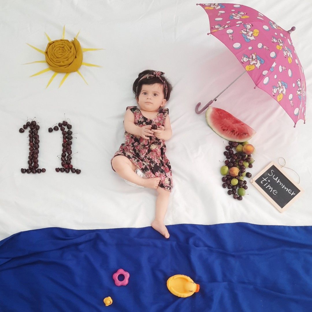 تم عکس تابستانی کودک آیرین اسماعیلی