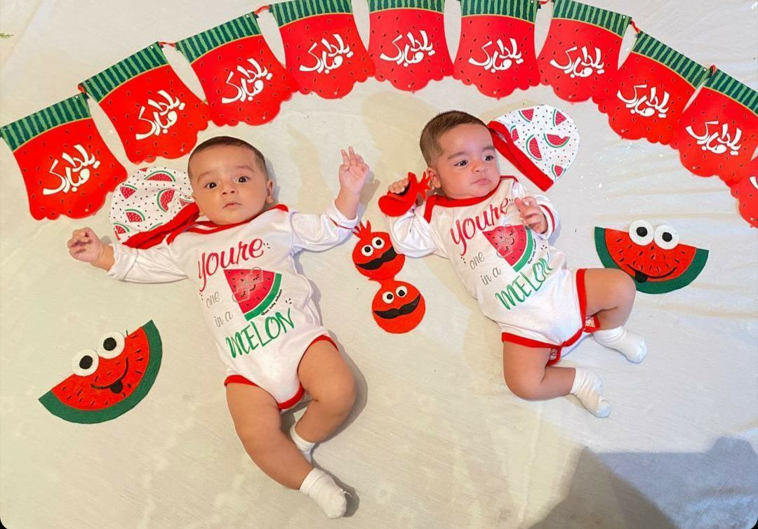 شب یلدا کودک آراد و رایان قاسمی