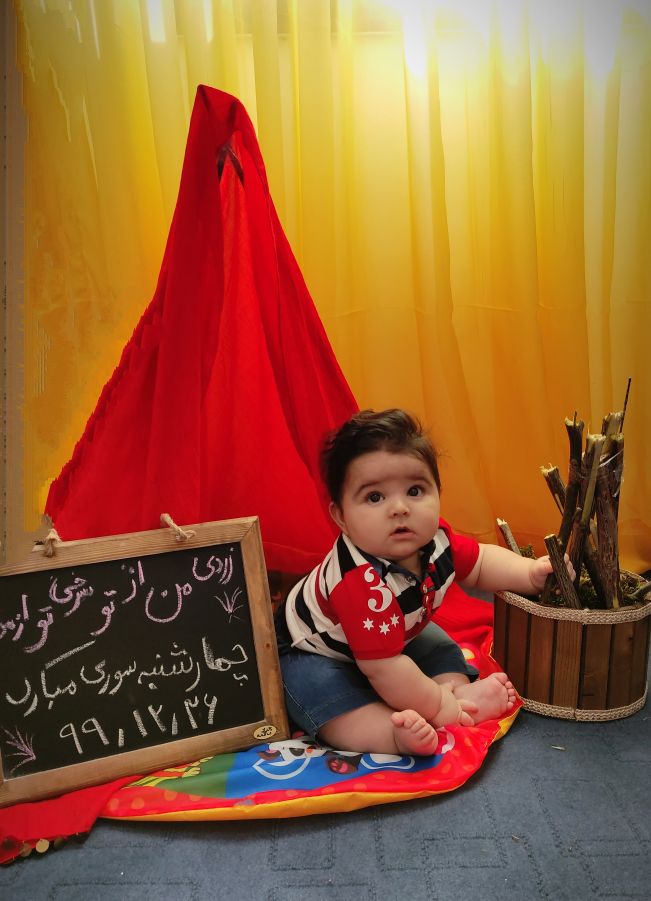 شش ماهگی نوزاد رایان معینی