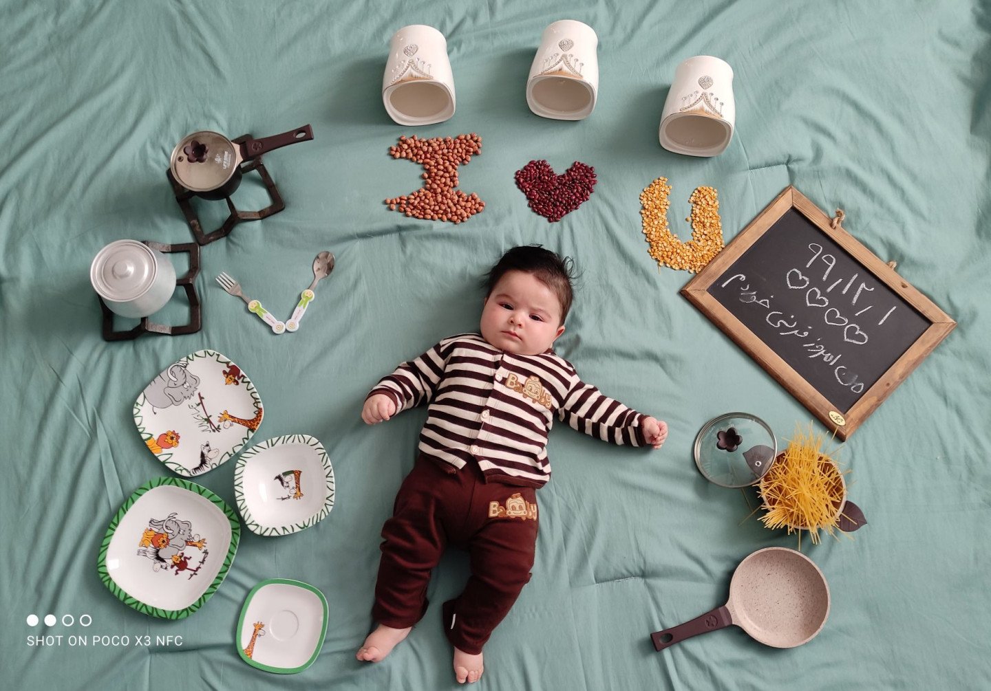 پنج ماهگی نوزاد رایان معینی