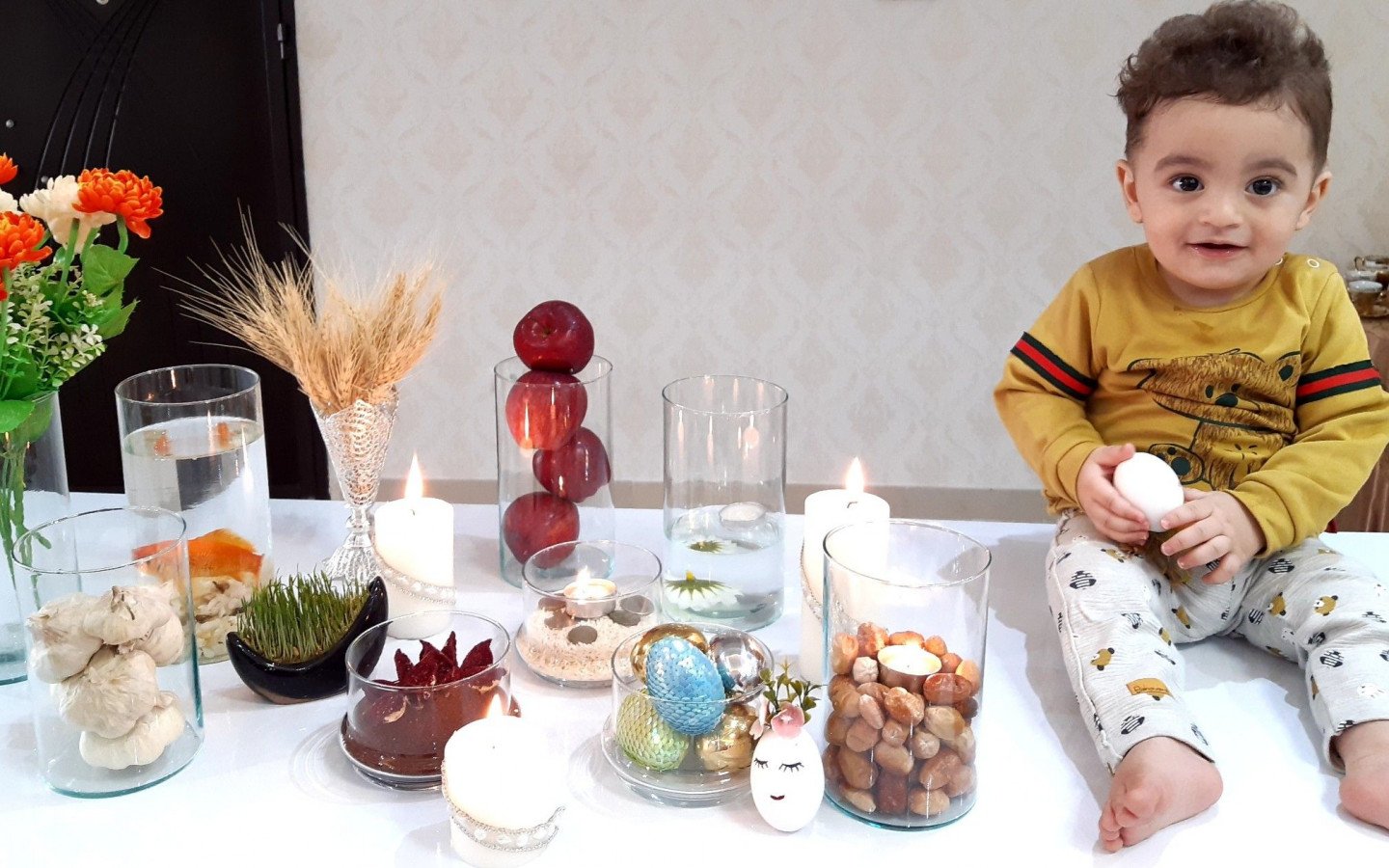 ده ماهگی نوزاد امیرحسام پورقاسمی