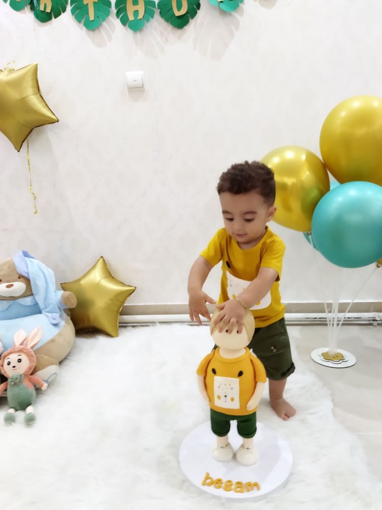 راه رفتن نوزاد امیرحسام پورقاسمی