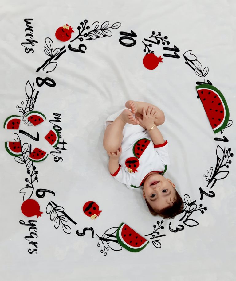 هفت ماهگی نوزاد امیرحسام پورقاسمی