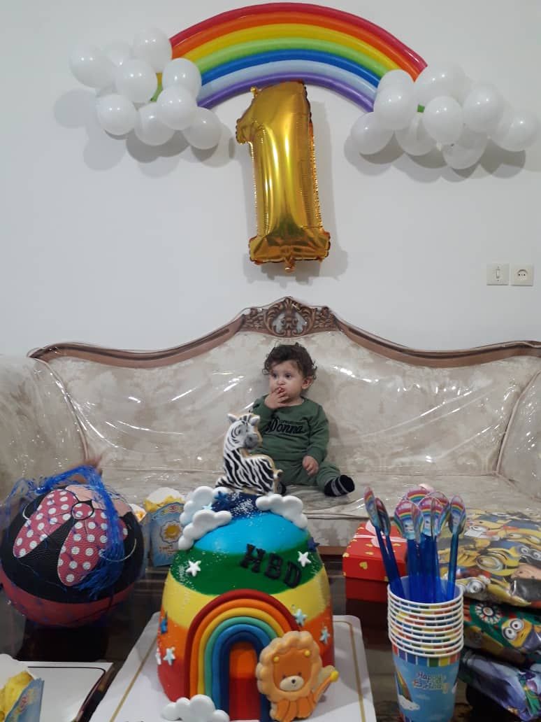 تولد یک سالگی کودک امیر علی چوگان باز