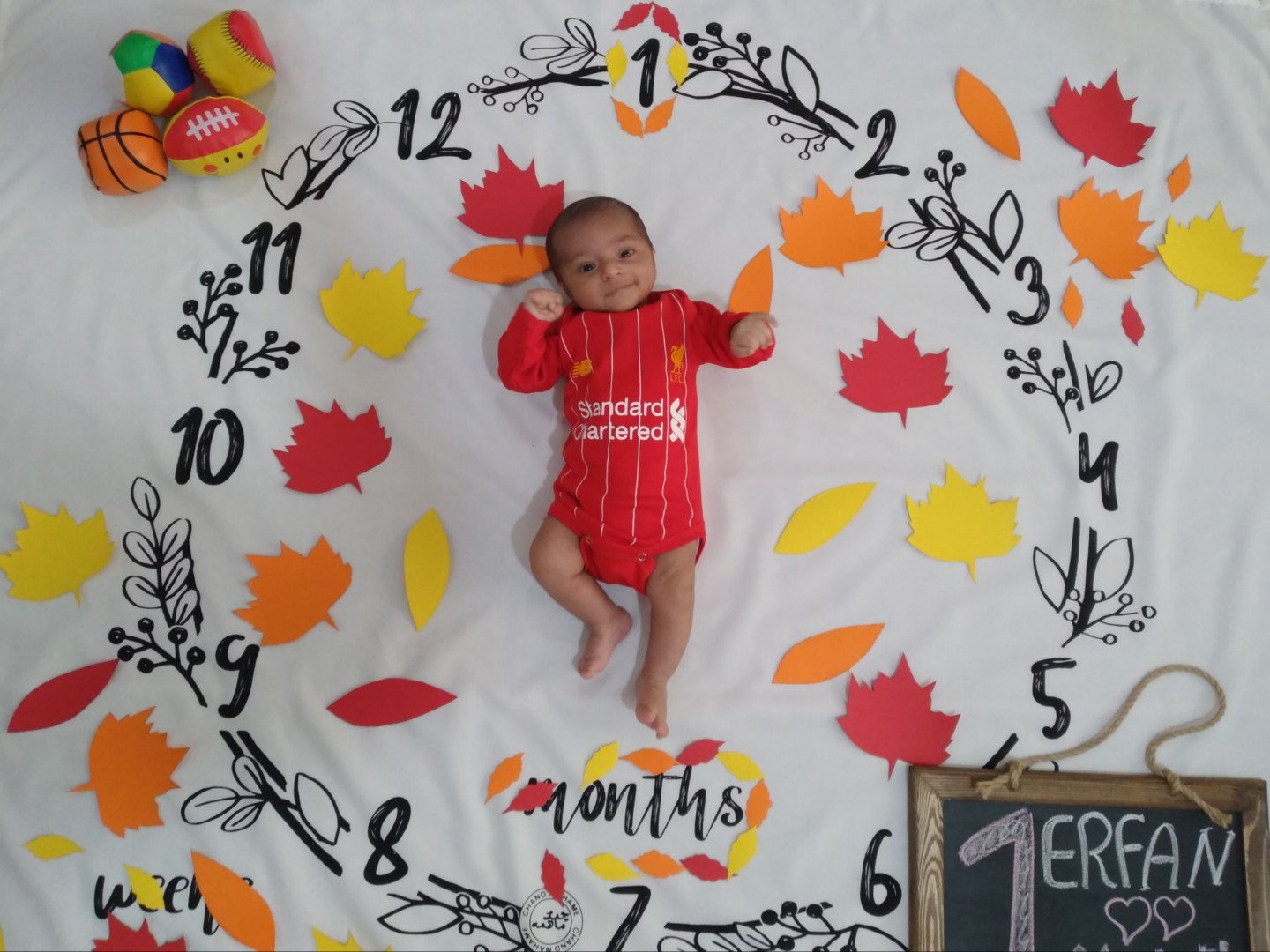 تم عکس پاییزی نوزاد عرفان حسامی