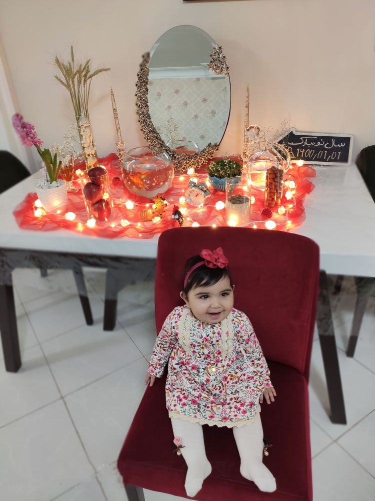 هشت ماهگی نوزاد ترنم توکلی