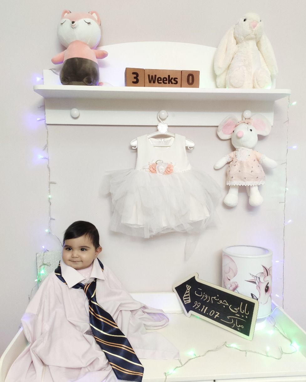 هفت ماهگی نوزاد ترنم توکلی