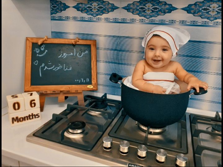 شش ماهگی نوزاد نیل آی نامدار