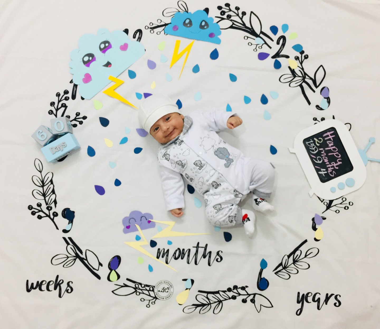 دو ماهگی نوزاد محمدماهان محمدی