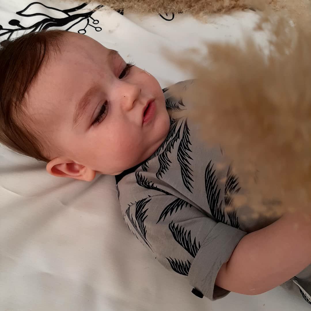 اولین نشستن نوزاد محمد مرصاد بیات