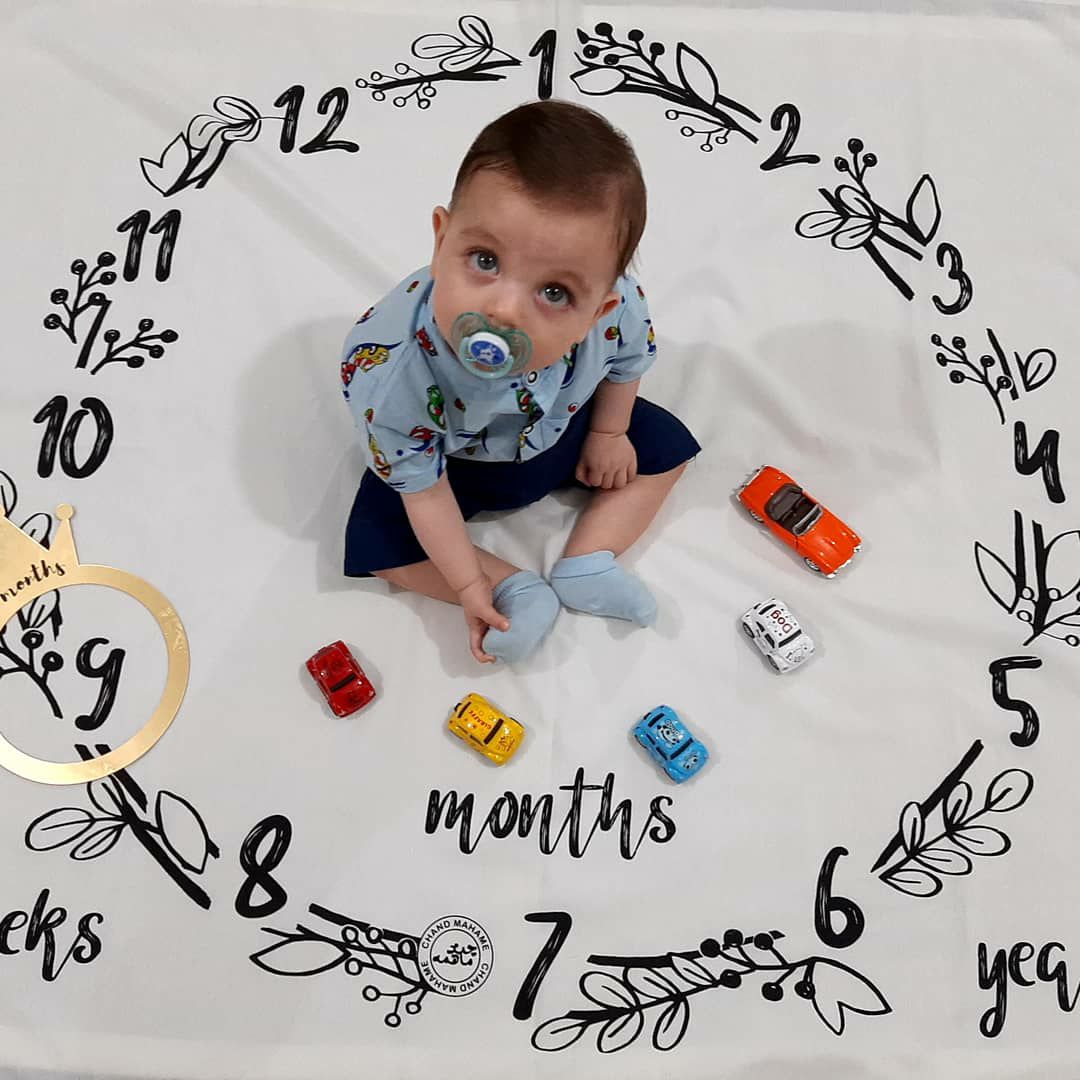 چهار‌دست و پا رفتن نوزاد محمد مرصاد بیات