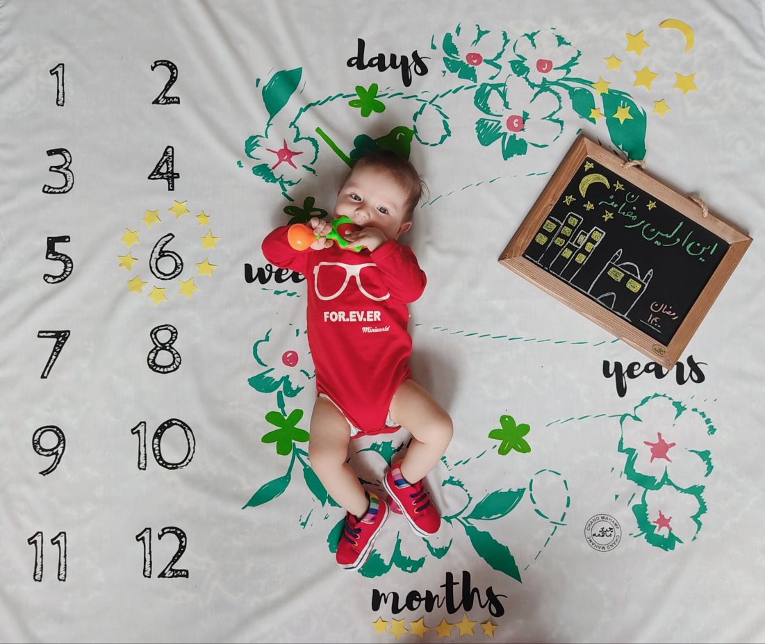 شش ماهگی نوزاد ماهان بایرام زاده