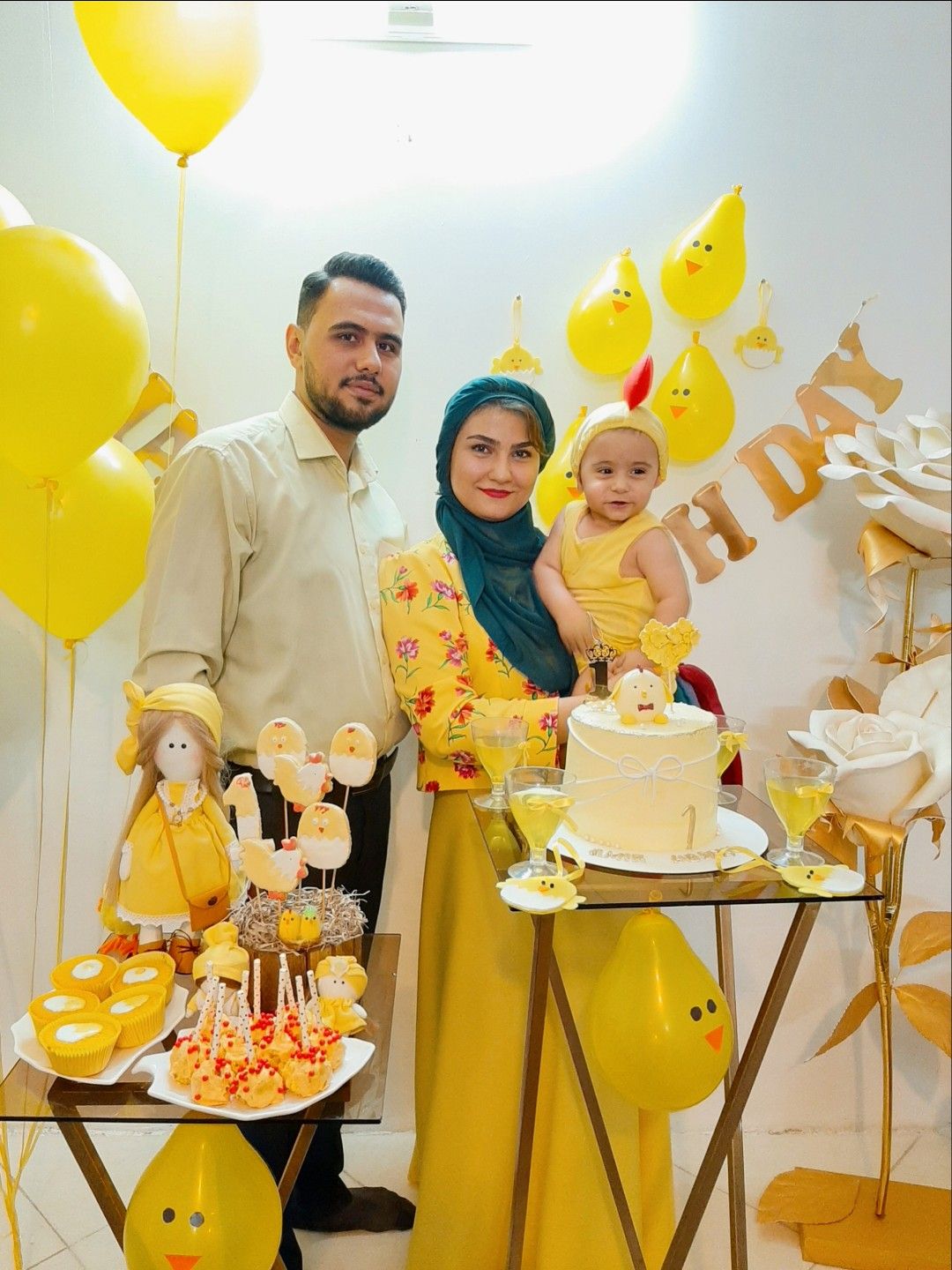 تولد یک سالگی کودک امیرحسین ملازم