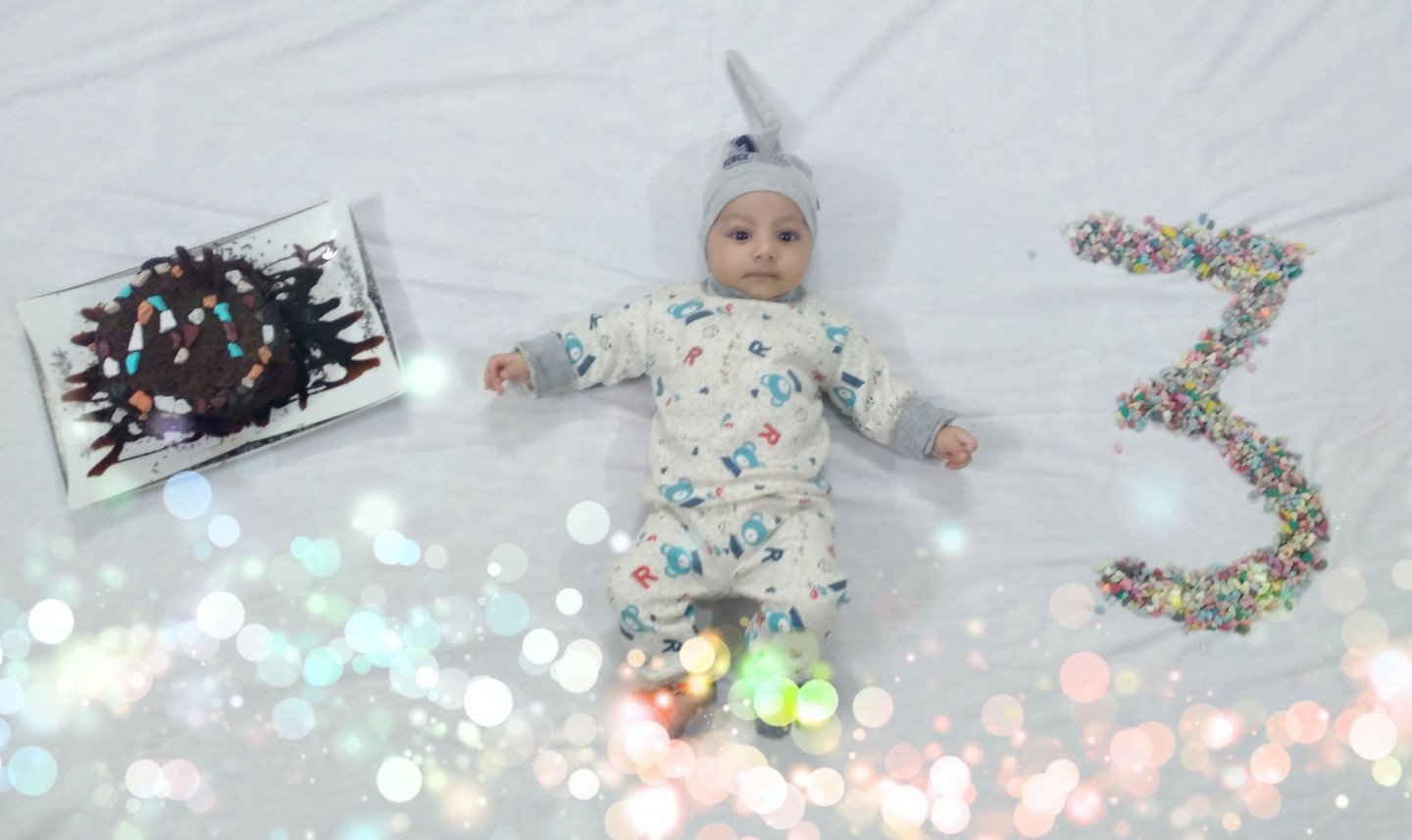 سه ماهگی نوزاد مهراد کمالی