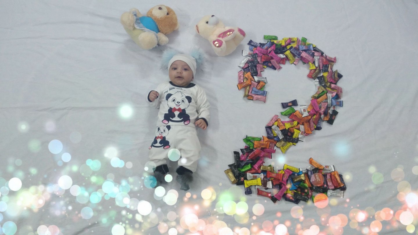 اولین خنده نوزاد مهراد کمالی