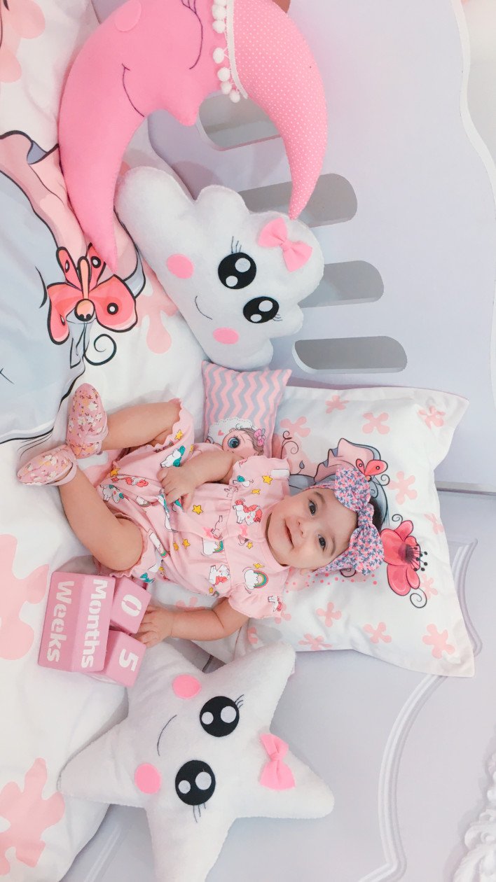 اولین نشستن نوزاد آلاء حمدانی