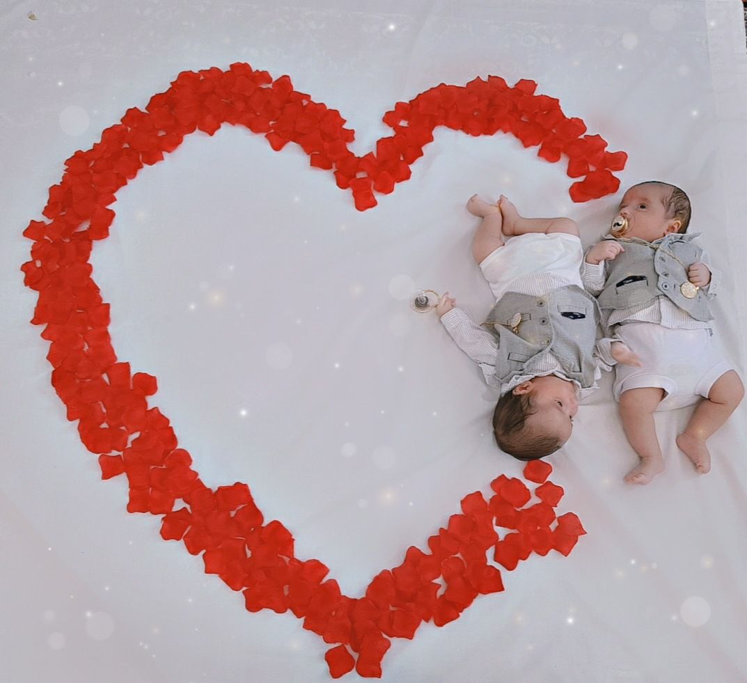 عکس نوزادان دوقلو رادین رادوین