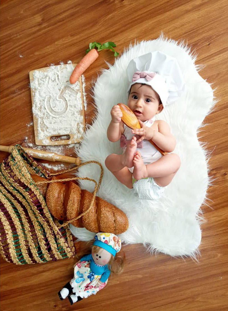 پنج ماهگی نوزاد دریا ذاکری