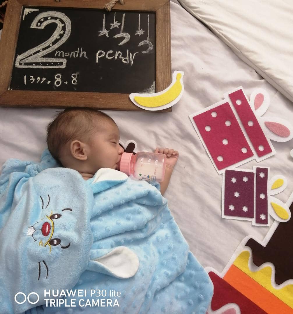 دو ماهگی نوزاد پندار ملایی شیجانی