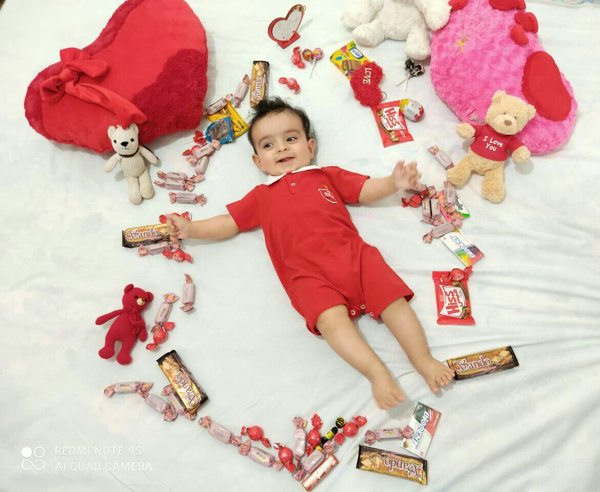 پنج ماهگی نوزاد آراد زاهدی