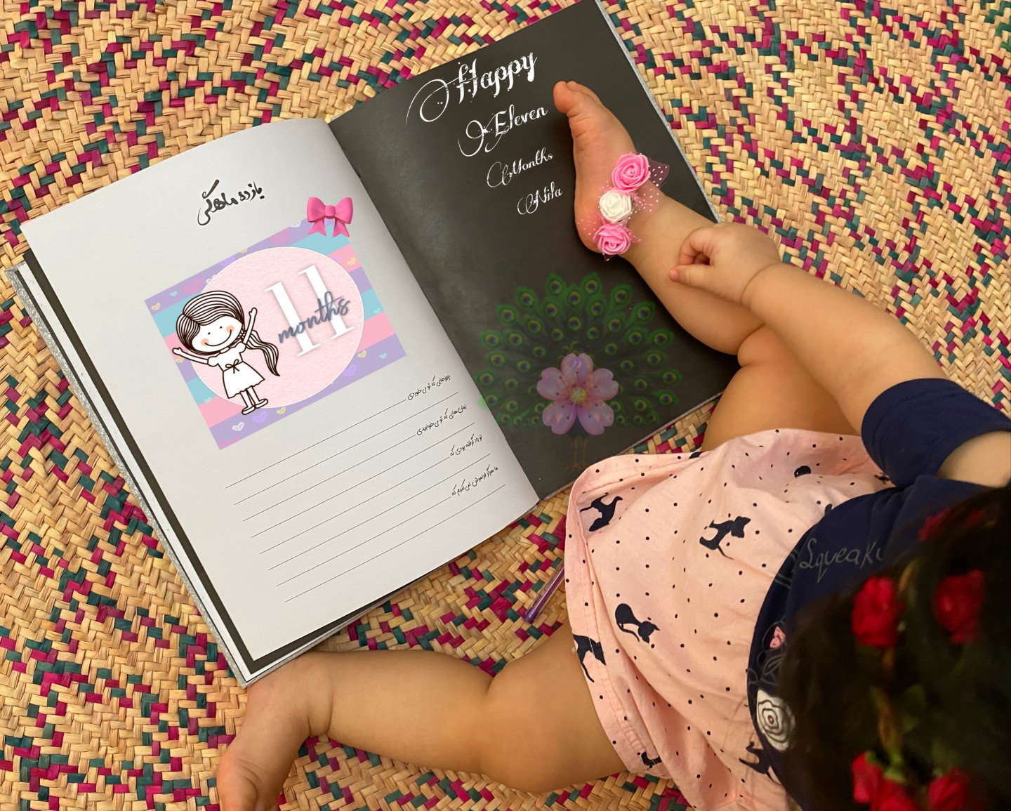 یازده ماهگی نوزاد نیلا ملائی