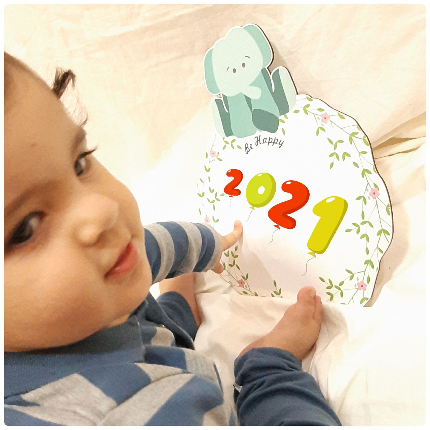 تم عکس زمستانی نوزاد الوین معرفت