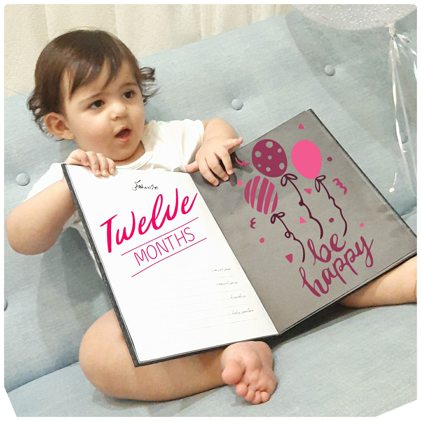 تم عکس زمستانی نوزاد الوین معرفت